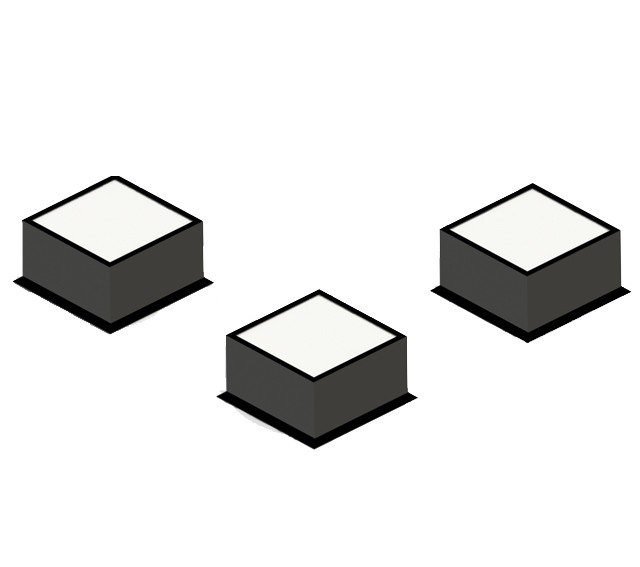 Светильник грильято домино 100x100