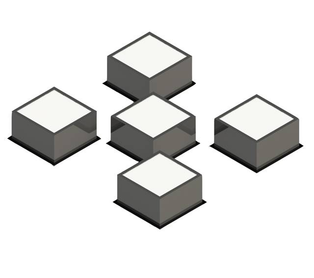 svetilnik grilyato domino x5 100x100